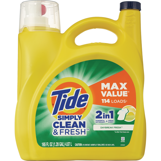 slide 1 of 1, Tide Simply All in One Daybreak Fresh Detergent 151 fl oz, 151 fl oz