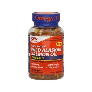 slide 1 of 1, CVS Pharmacy 100% Natural Wild Alaskan Salmon Oil Omega, 90 ct