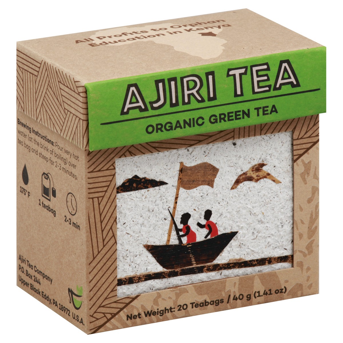 slide 4 of 5, Ajiri Tea Green Tea - 20 ct, 20 ct