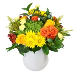Bloom Haus Play Haus Floral Arrangement - Orange / Yellow / Red