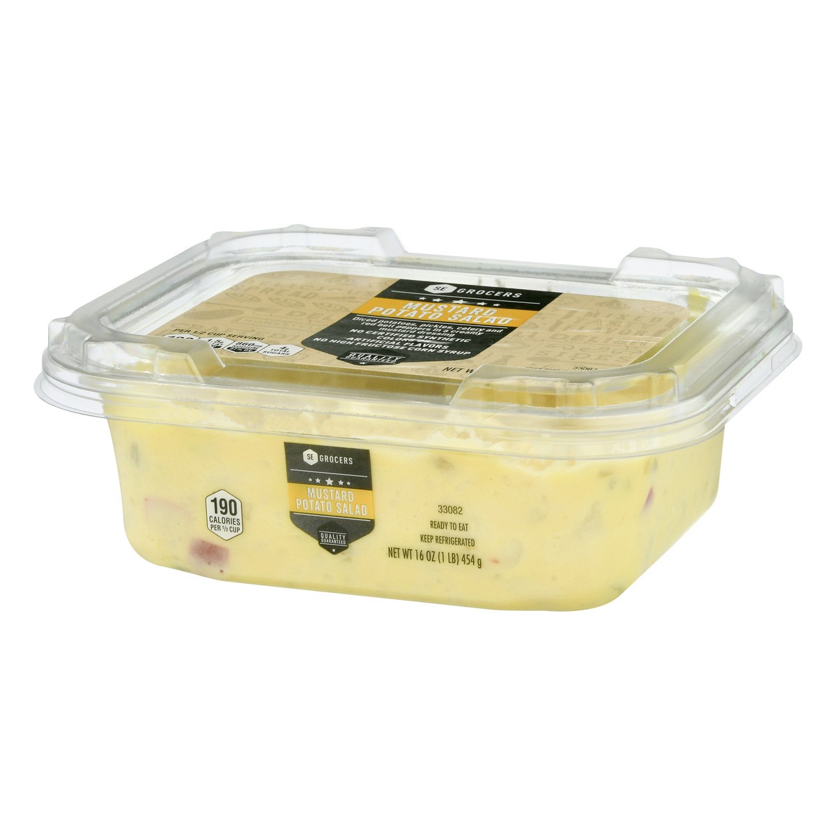 slide 13 of 14, SE Grocers Mustard Potato Salad 16oz, 1 lb