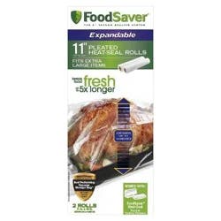 FoodSaver Expandable Rolls Vacuum Bags 2 Each