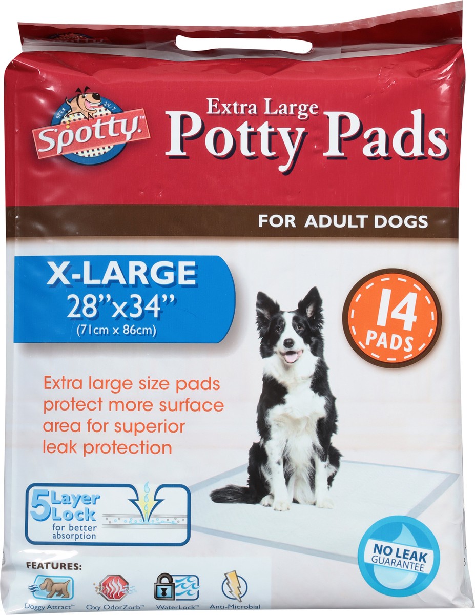 slide 8 of 10, Spotty Potty Pads Extra Large 14 ea, 14 ct