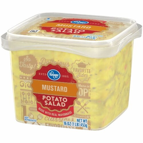 slide 2 of 3, Kroger Mustard Potato Salad, 16 oz