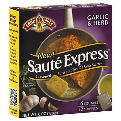 slide 1 of 4, Land O'Lakes Saute Express Garlic and Herb Starters, 6 ct