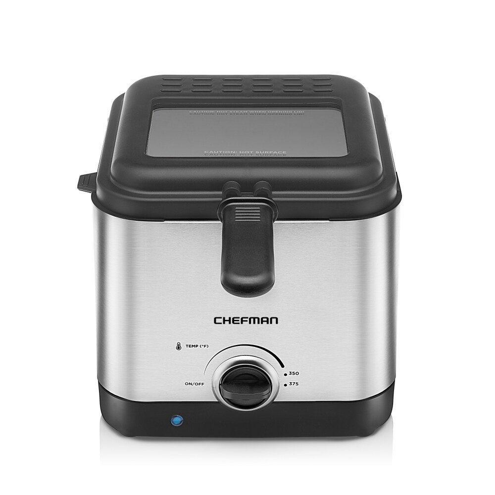 slide 4 of 4, CHEFMAN Deep Fryer Stainless Steel, 1.5 liter