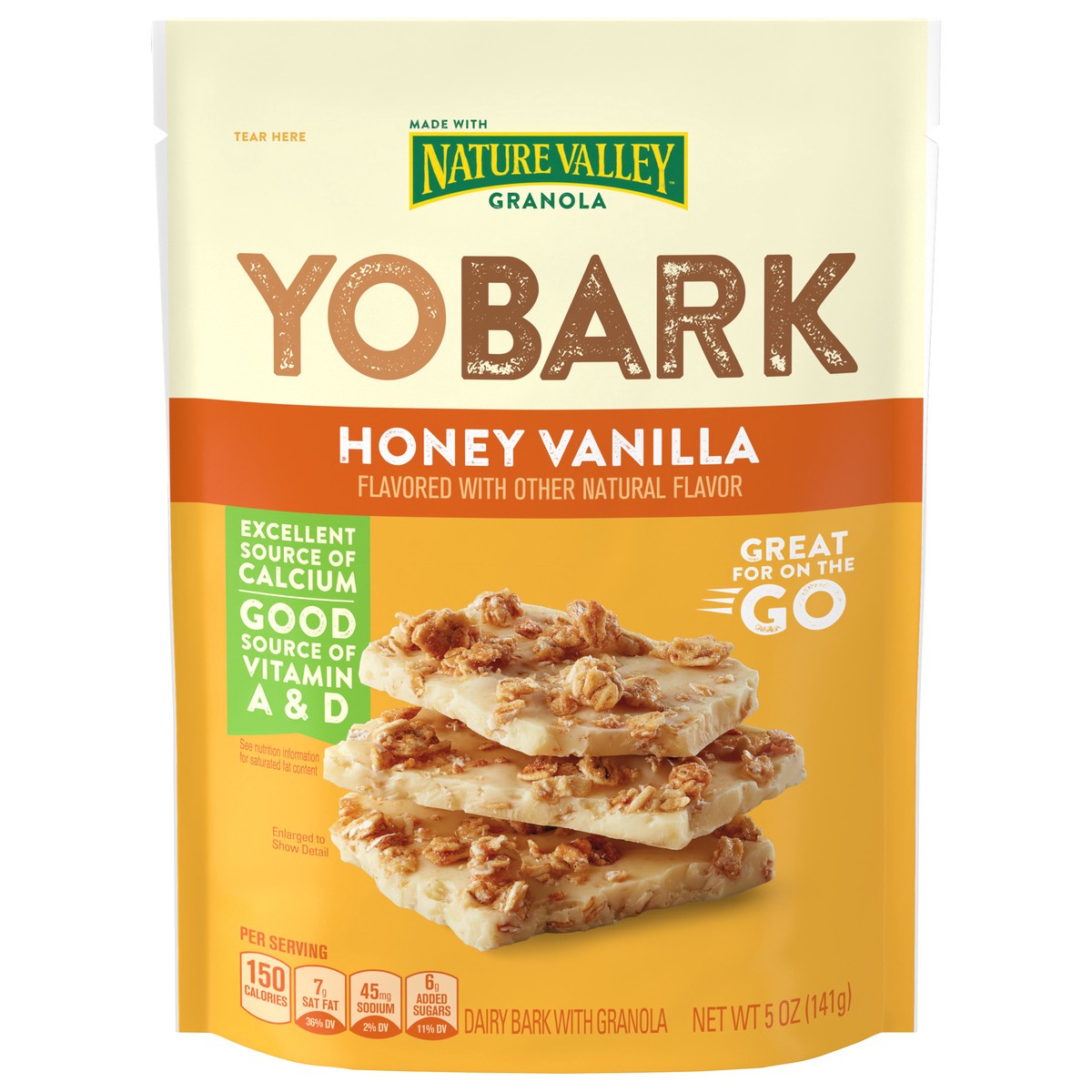 slide 13 of 14, Yobark Honey Vanilla Dairy Bark With Granola - 5 OZ, 5 oz