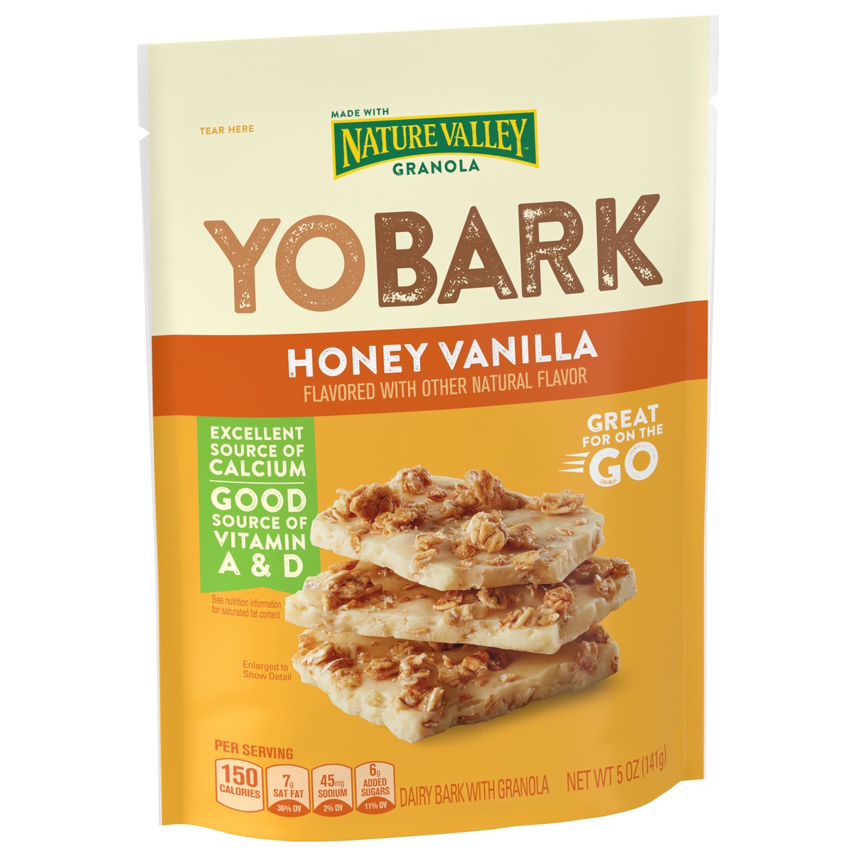 slide 4 of 14, Yobark Honey Vanilla Dairy Bark With Granola - 5 OZ, 5 oz