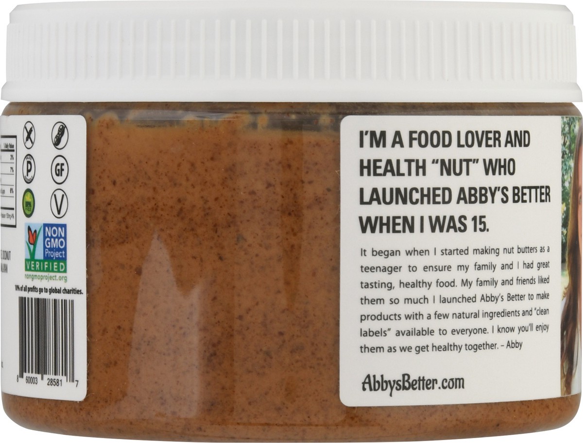 slide 13 of 13, Abby's Better Protein Infused Cinnamon Roll Almond Butter 12 oz, 12 oz