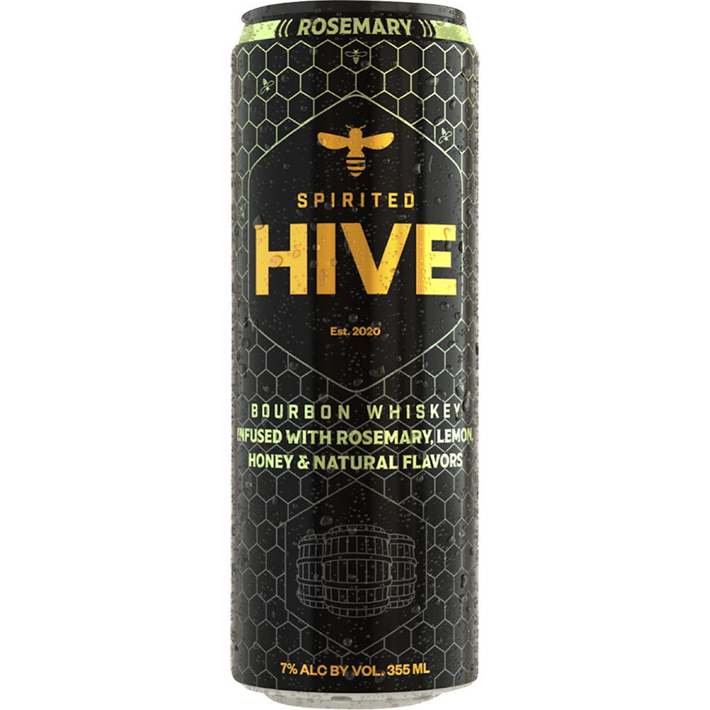 slide 1 of 1, Spirited Hive Bourbon Rosemary 4Pk Can 1, 4 ct; 12 oz