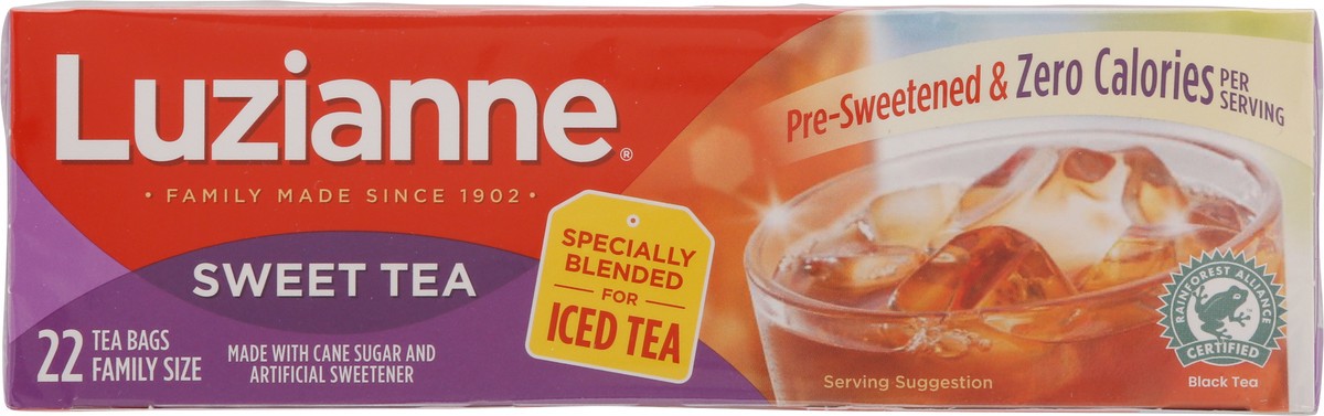 slide 2 of 14, Luzianne Sweet Tea Family Size 22 Tea Bags, 22 ct