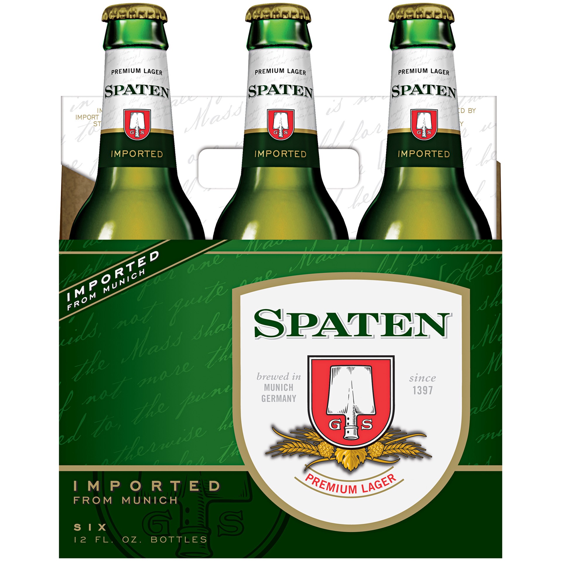 slide 2 of 3, Spaten Premium Pilsner, 6 Pack 12 FL OZ Bottles, 6 ct; 12 oz