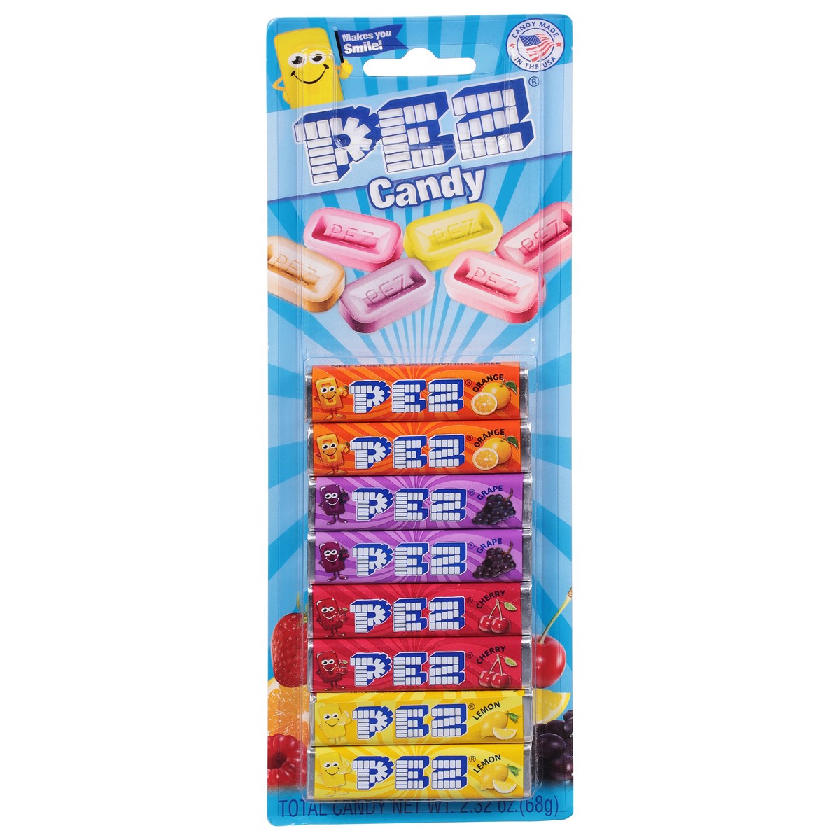 slide 1 of 13, PEZ Assorted Candy 2.32 oz, 8 ct