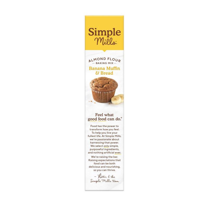 slide 6 of 6, Simple Mills Almond Flour Banana Muffin & Bread Baking Mix 9.0 oz, 9 oz