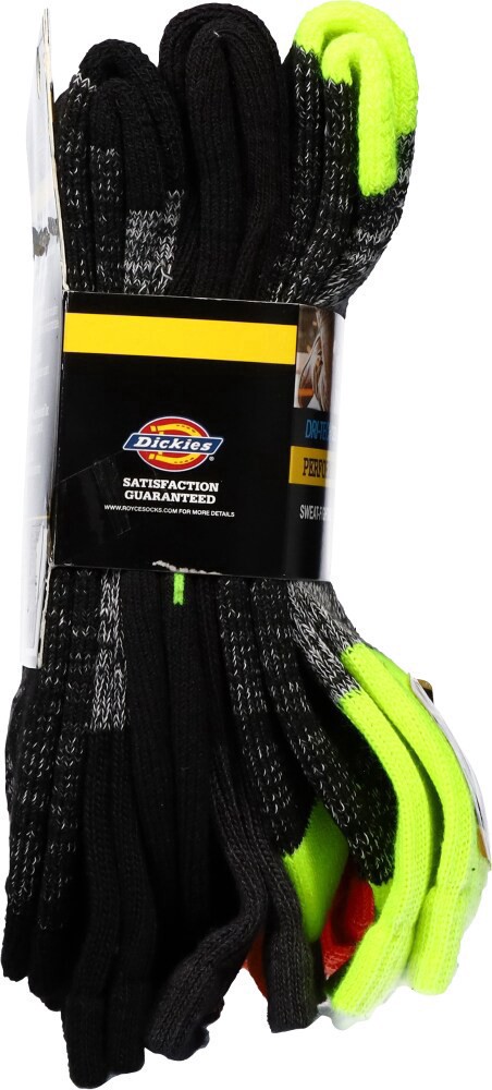 slide 5 of 6, Dickies® Dri-Tech Crew Mens Socks, 6 pair