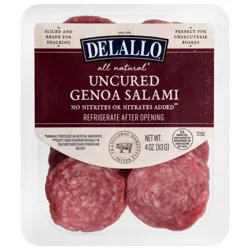 DeLallo Uncured Genoa Salami 4 oz