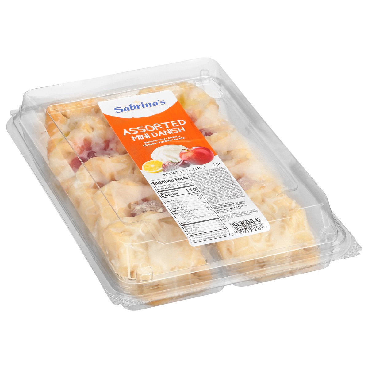 slide 8 of 14, Sabrina's Mini Assorted Danish 12 oz, 12 oz