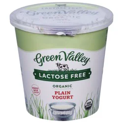Green Valley Organics Lactose Free Organic Plain Yogurt 24 oz