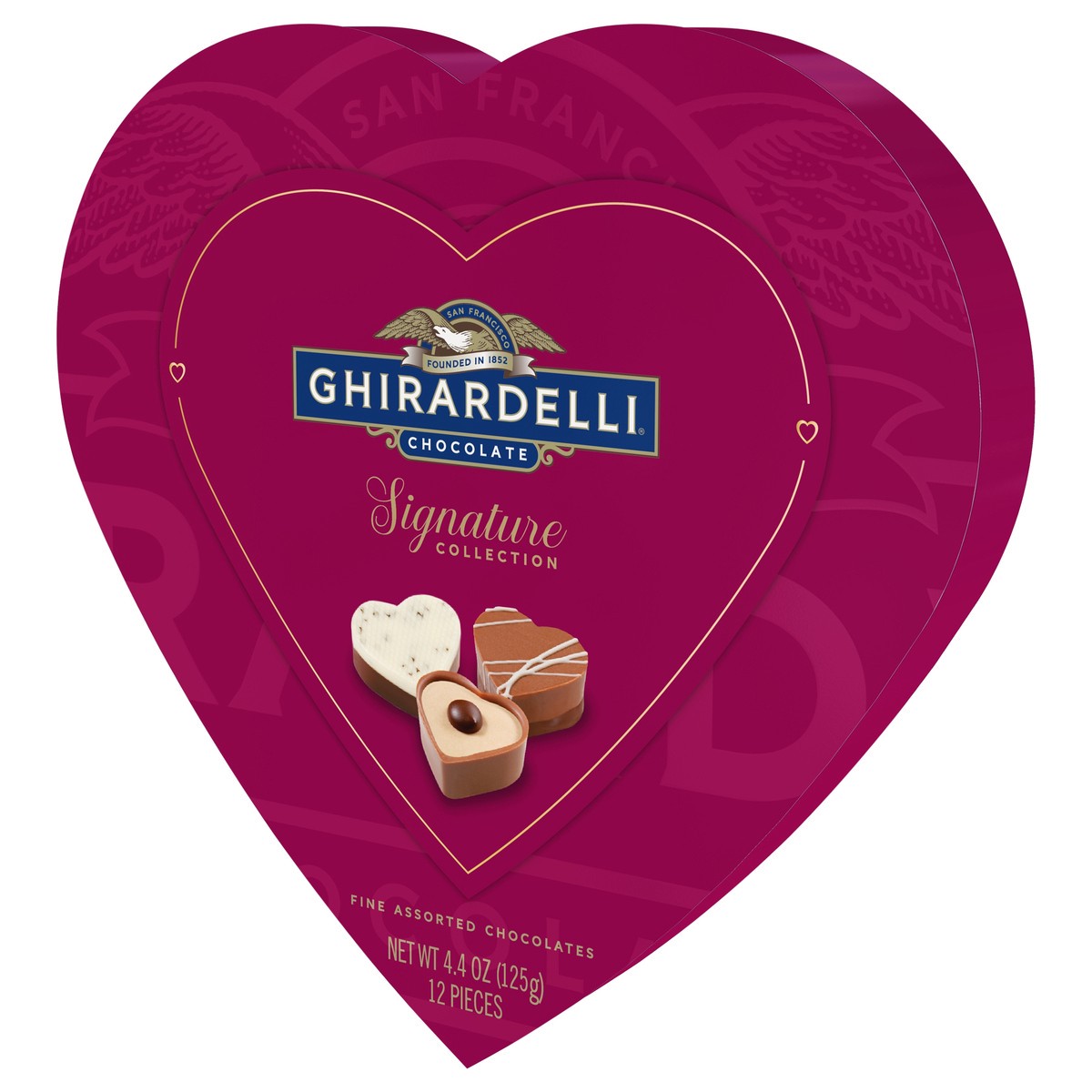 slide 3 of 9, Ghirardelli Valentine's Sweethearts Heart Shaped Box Gift, 4.4 oz