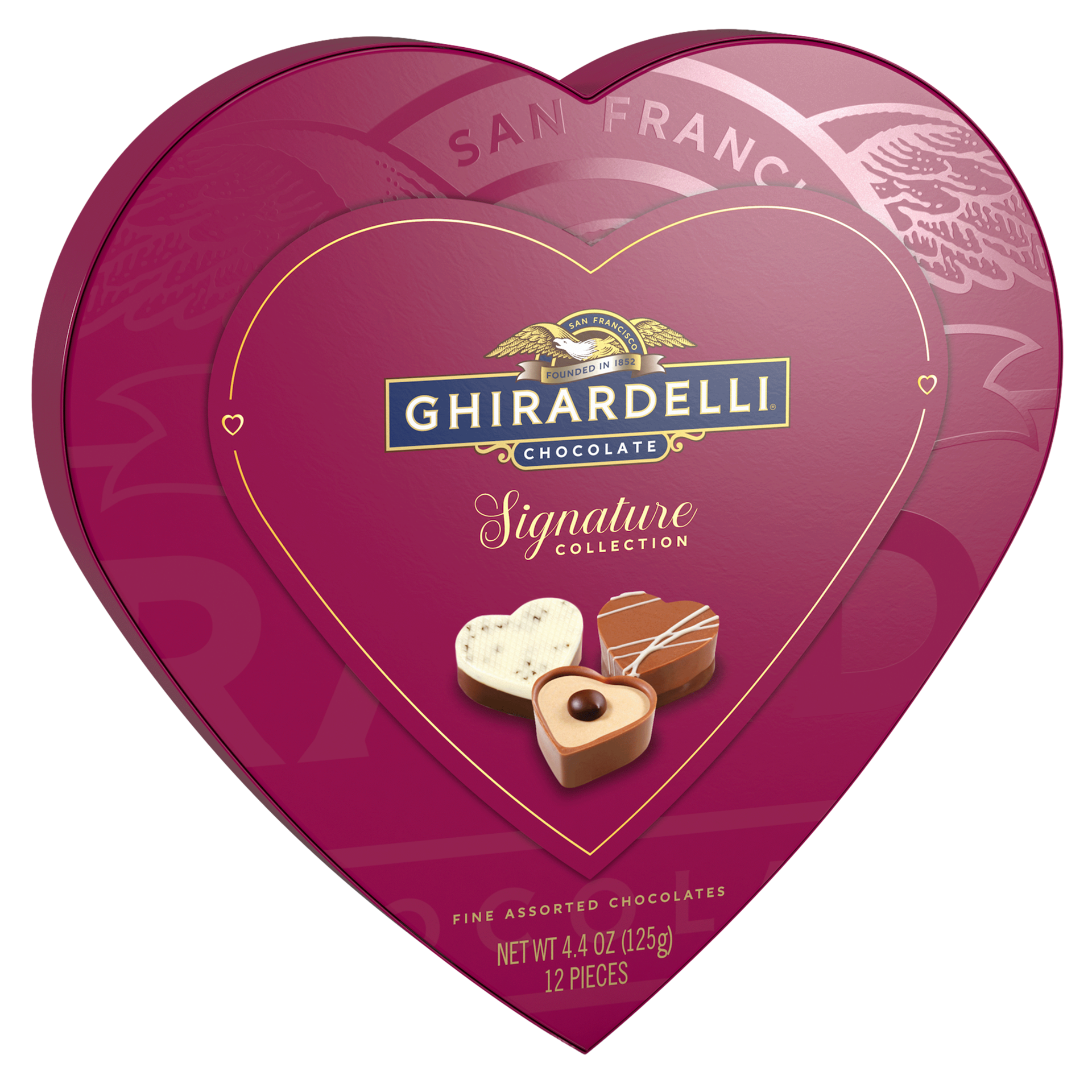 slide 1 of 9, Ghirardelli Valentine's Sweethearts Heart Shaped Box Gift, 4.4 oz