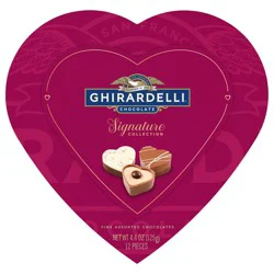 Ghirardelli Sweetheart''s Premium Chocolate Truffle Assortment Heart-Shaped Gift, 4.4oz