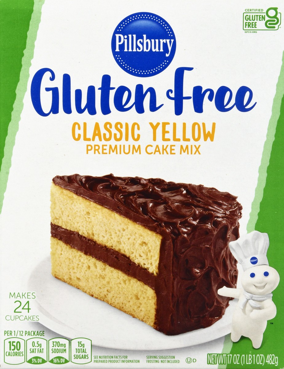 slide 4 of 9, Pillsbury Premium Classic Yellow Cake Mix 17 oz, 1 ct