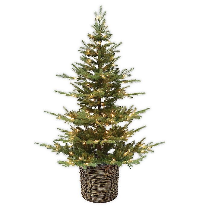 slide 1 of 1, Bee & Willow Home Pre-Lit Tree with Clear Lights, 5 ft