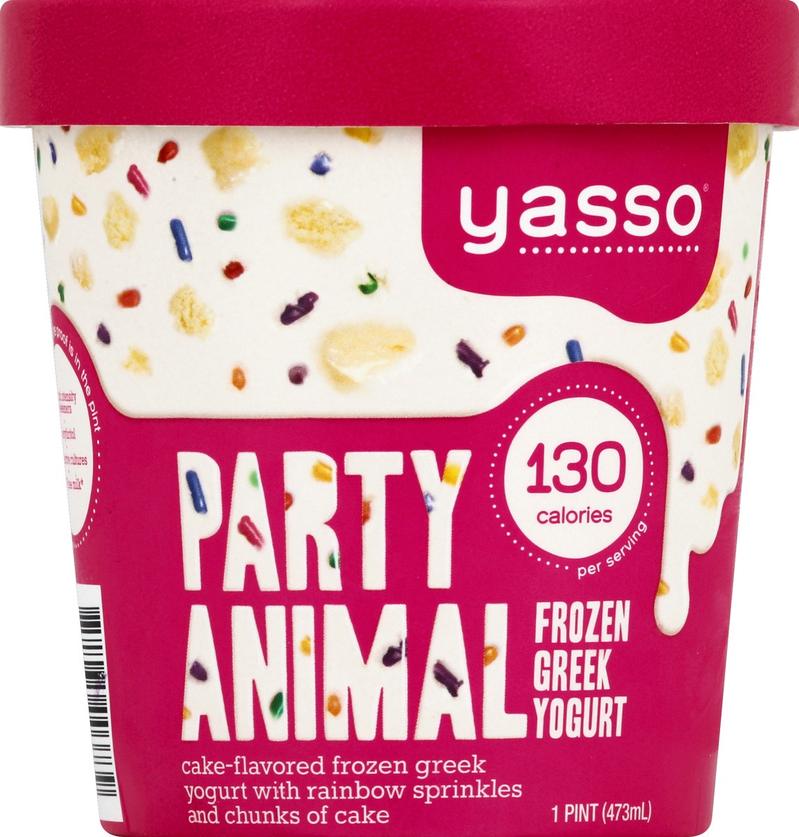 slide 3 of 3, Yasso Party Animal Frozen Greek Yogurt, 1 pint