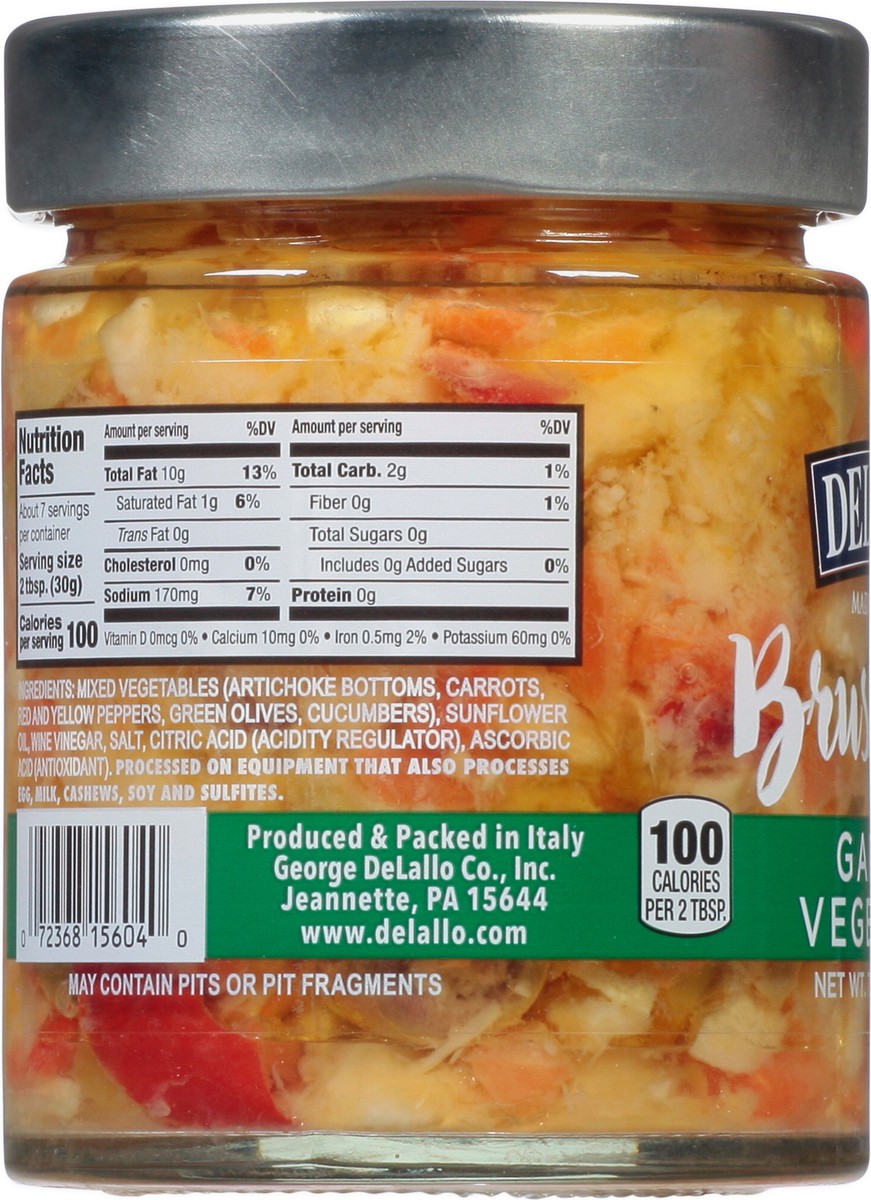 slide 7 of 9, DeLallo Garden Vegetable Bruschetta 7.05 oz, 7.05 oz