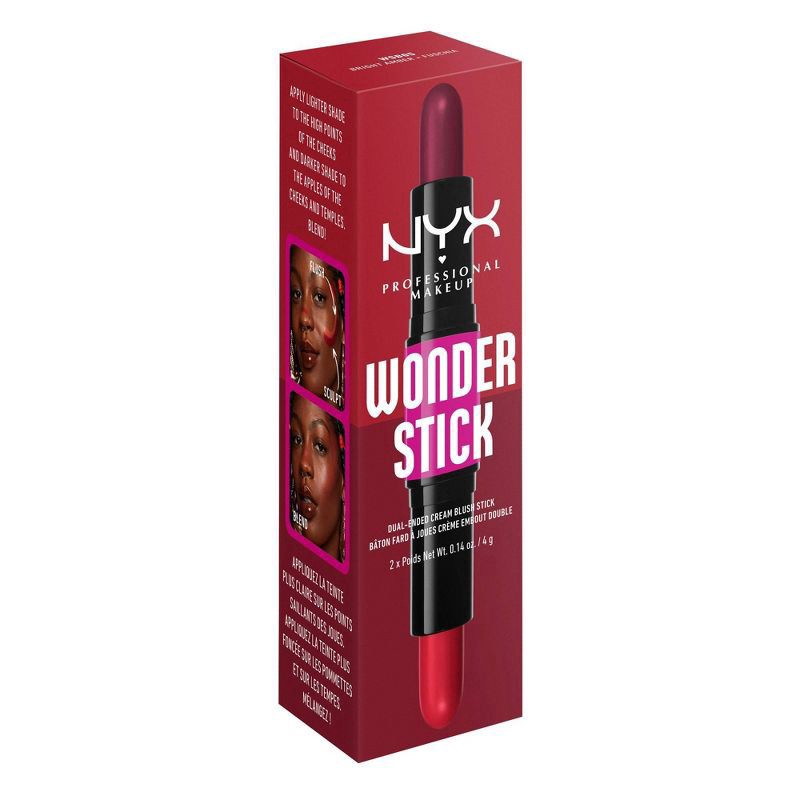 slide 3 of 9, NYX Professional Makeup Wonder Stick Cream Blush Bright Amber, 1 ct
