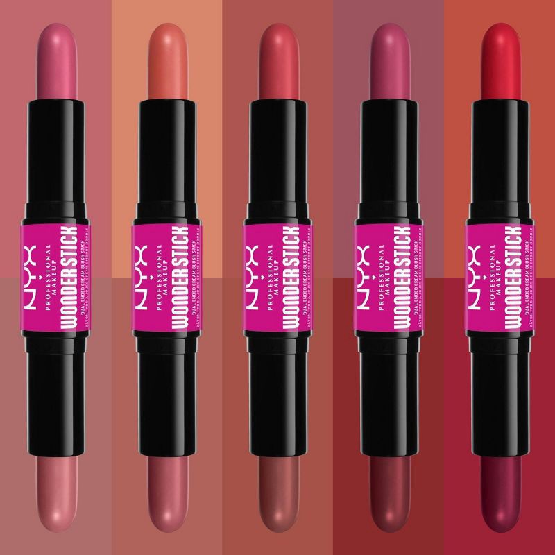 slide 4 of 9, NYX Professional Makeup Wonder Stick Cream Blush Bright Amber, 1 ct