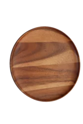 Dash of That Acacia Wood Round Plate
