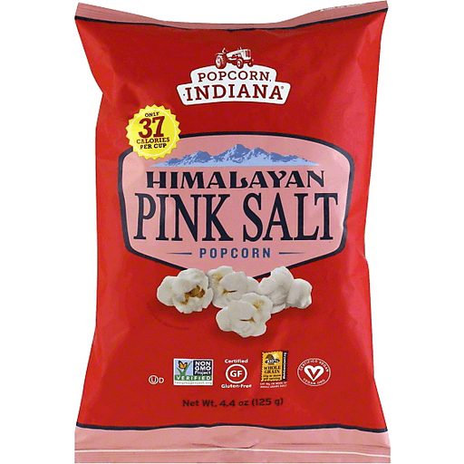 slide 2 of 3, Popcorn, Indiana Pink Himalayan Salt Popcorn, 4.4 oz