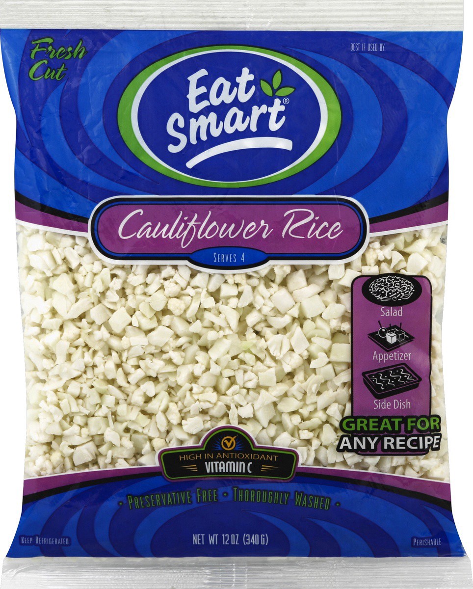 slide 8 of 9, Eat Smart Cauliflower Rice, 12 oz