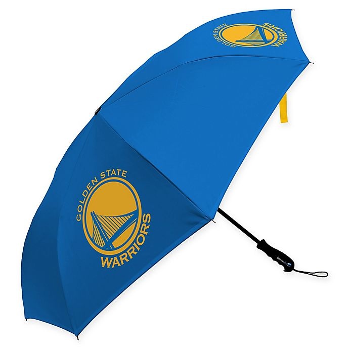 slide 1 of 1, As Seen on TV NBA Golden State Warrior Umbrella Better Brella, 1 ct