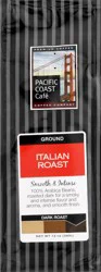 Pacific Coast Cafe Ground Dark Roast Italian Roast Coffee 12 oz
