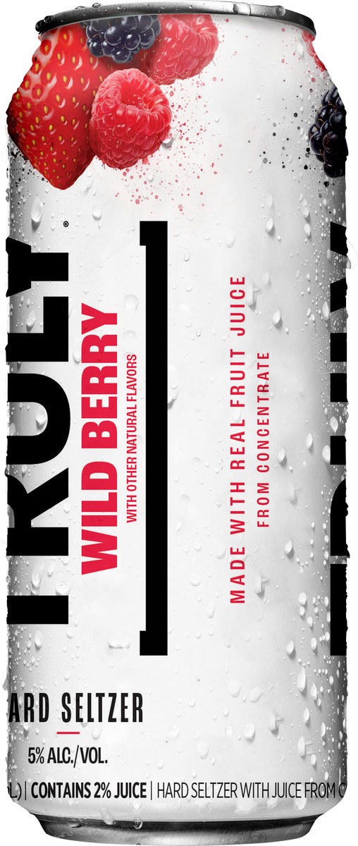 slide 4 of 10, TRULY Hard Seltzer Wild Berry (16 fl. oz. Can), 16 oz