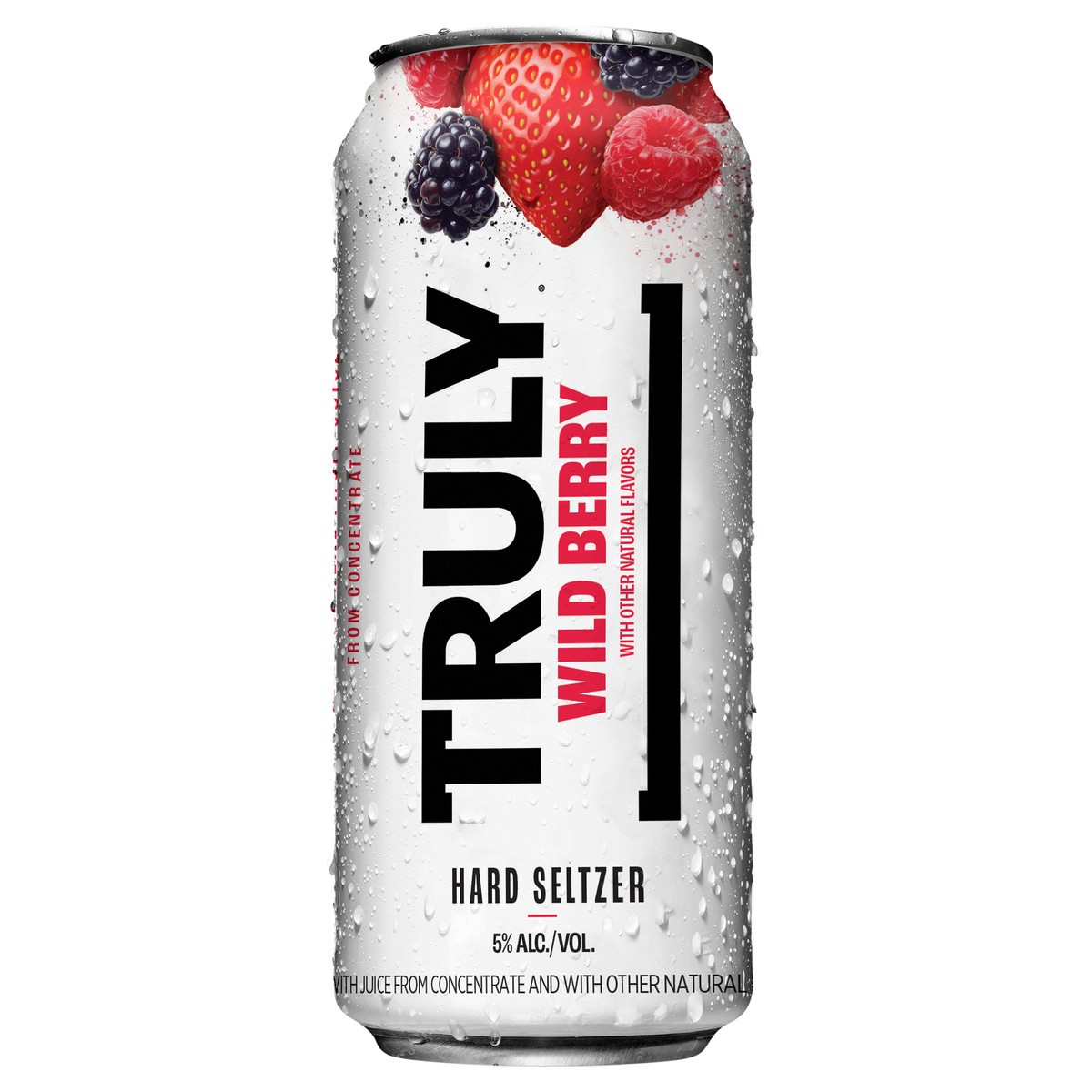 slide 1 of 10, TRULY Hard Seltzer Wild Berry (16 fl. oz. Can), 16 oz