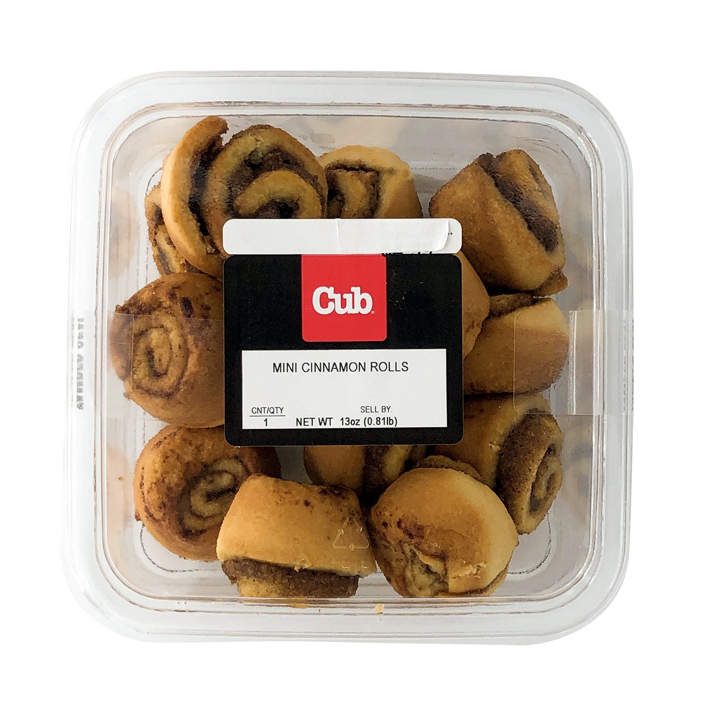 slide 1 of 1, Cub Bakery Two Bite Mini Cinnamon Roll, 1 Each, 1 ct