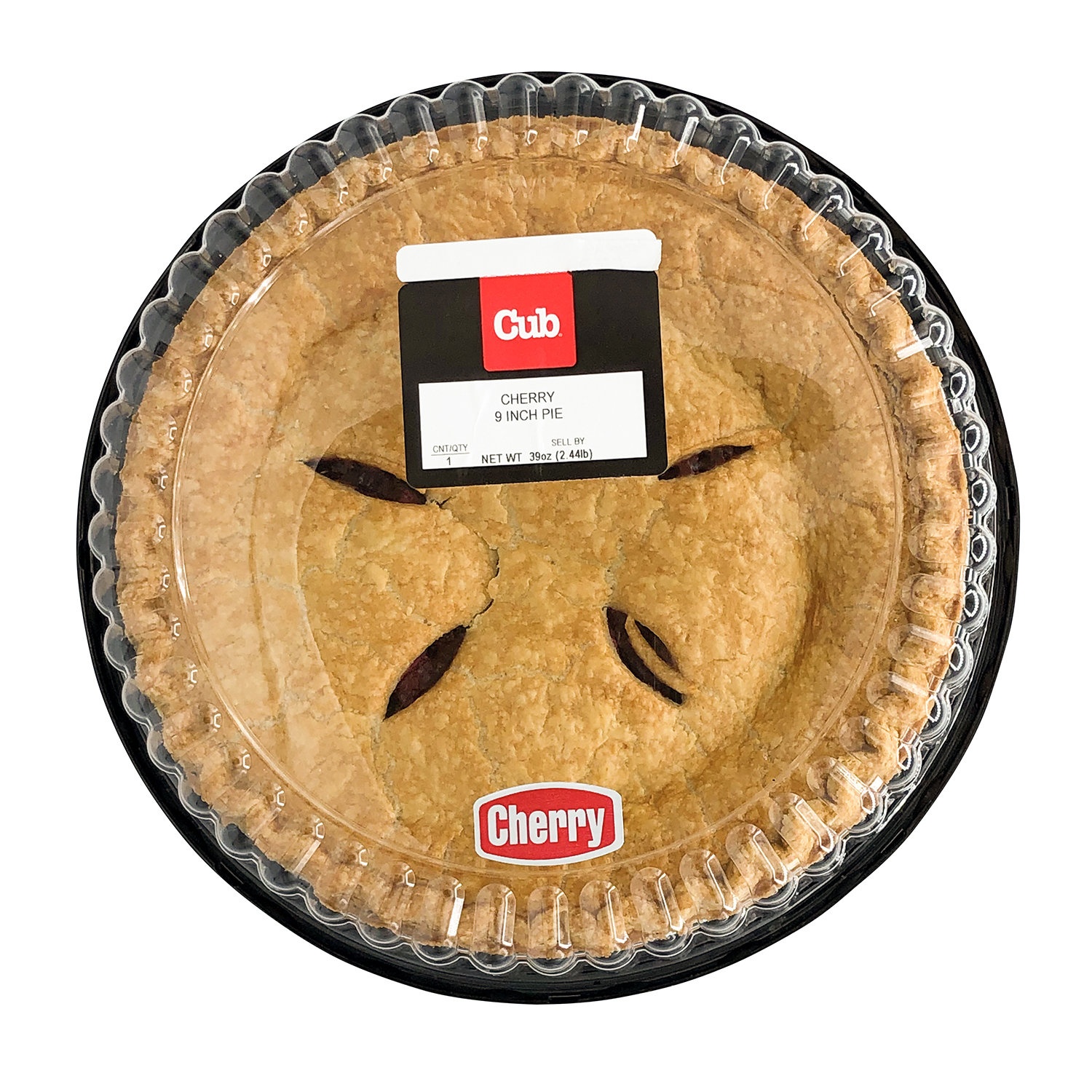 slide 1 of 1, Store Brand Cherry 9 Inch Pie, 1 ct