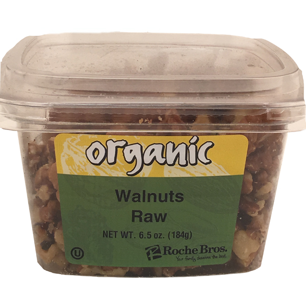 slide 1 of 1, Roche Bros. Organic Raw Walnuts, 6.5 oz