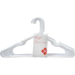 Everyday Living Plastic Tubular Hangers White