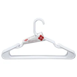 Everyday Living Plastic Tubular Hangers White
