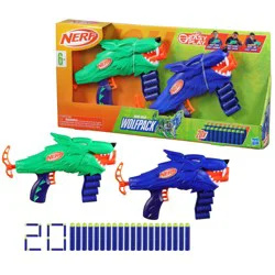 Nerf Wild Wolfpack Blasters