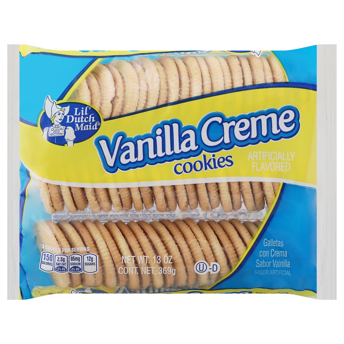 slide 1 of 14, Lil' Dutch Maid Lil Dutch Maid Vanilla Creme Cookie, 13 oz