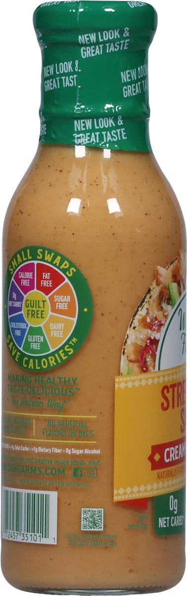 slide 9 of 9, Walden Farms Street Taco Sauce Creamy Chipotle, 12 fl oz