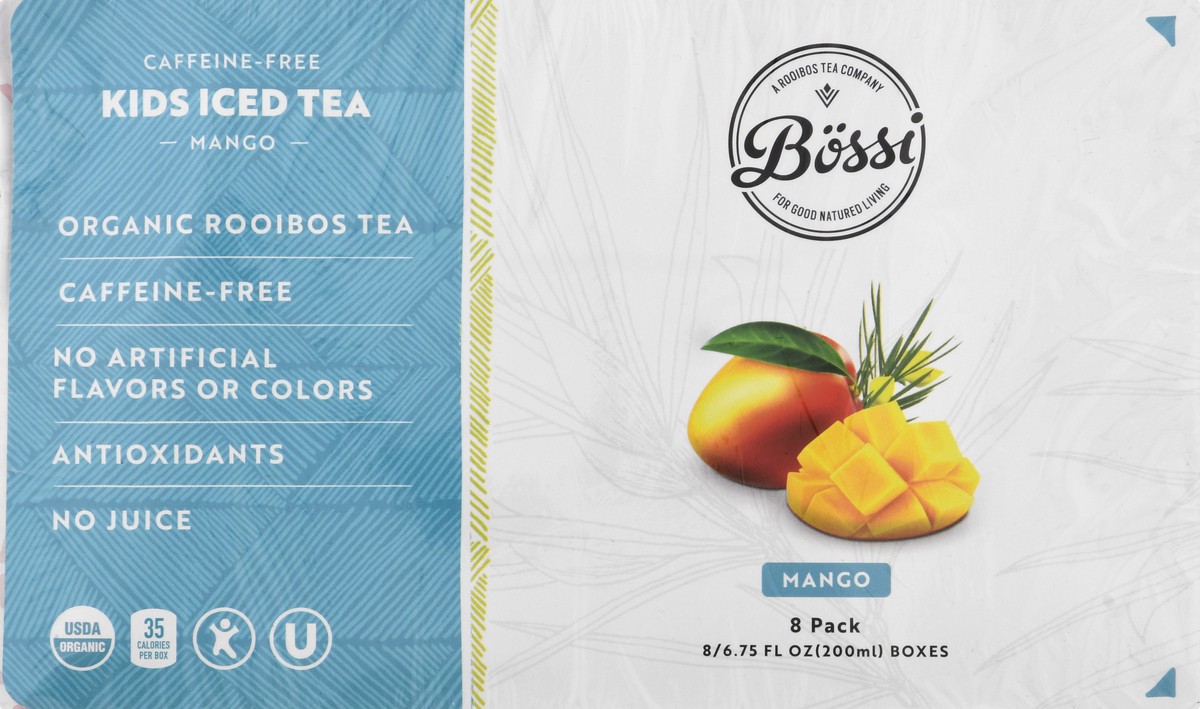 slide 6 of 13, Bossi Caffeine Free Kids 8 Pack Mango Iced Tea 8 ea - 8 ct, 8 ct