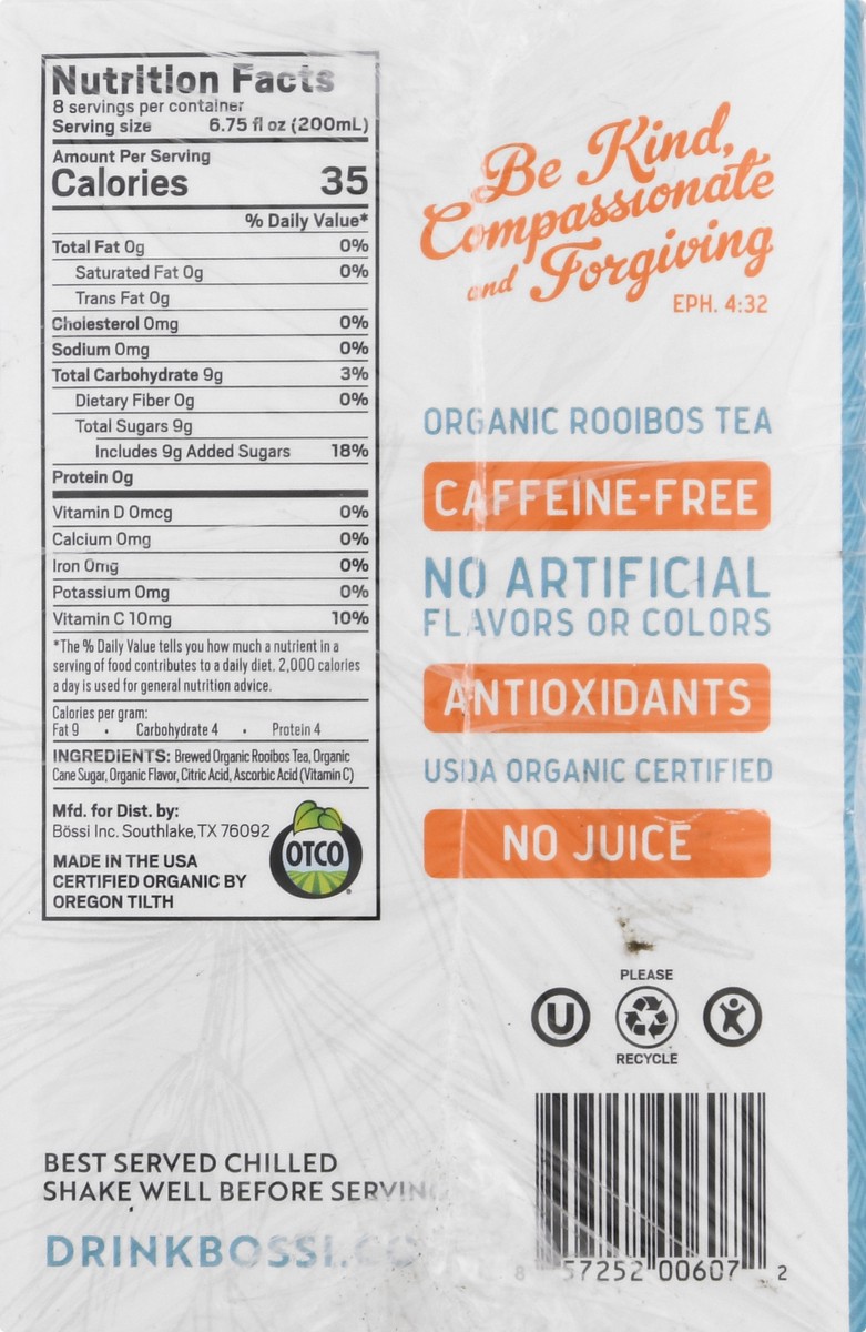 slide 4 of 13, Bossi Caffeine Free Kids 8 Pack Mango Iced Tea 8 ea - 8 ct, 8 ct