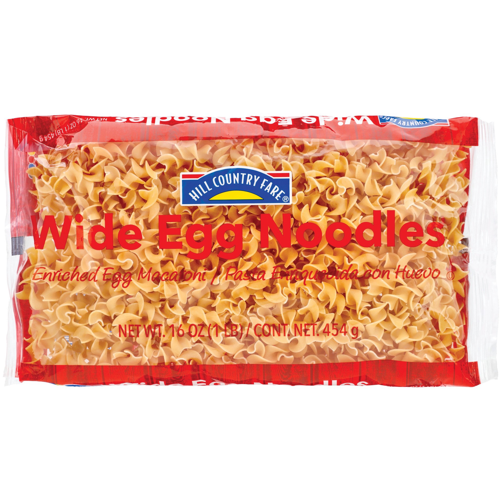 slide 1 of 1, Hill Country Fare Wide Egg Noodles, 16 oz