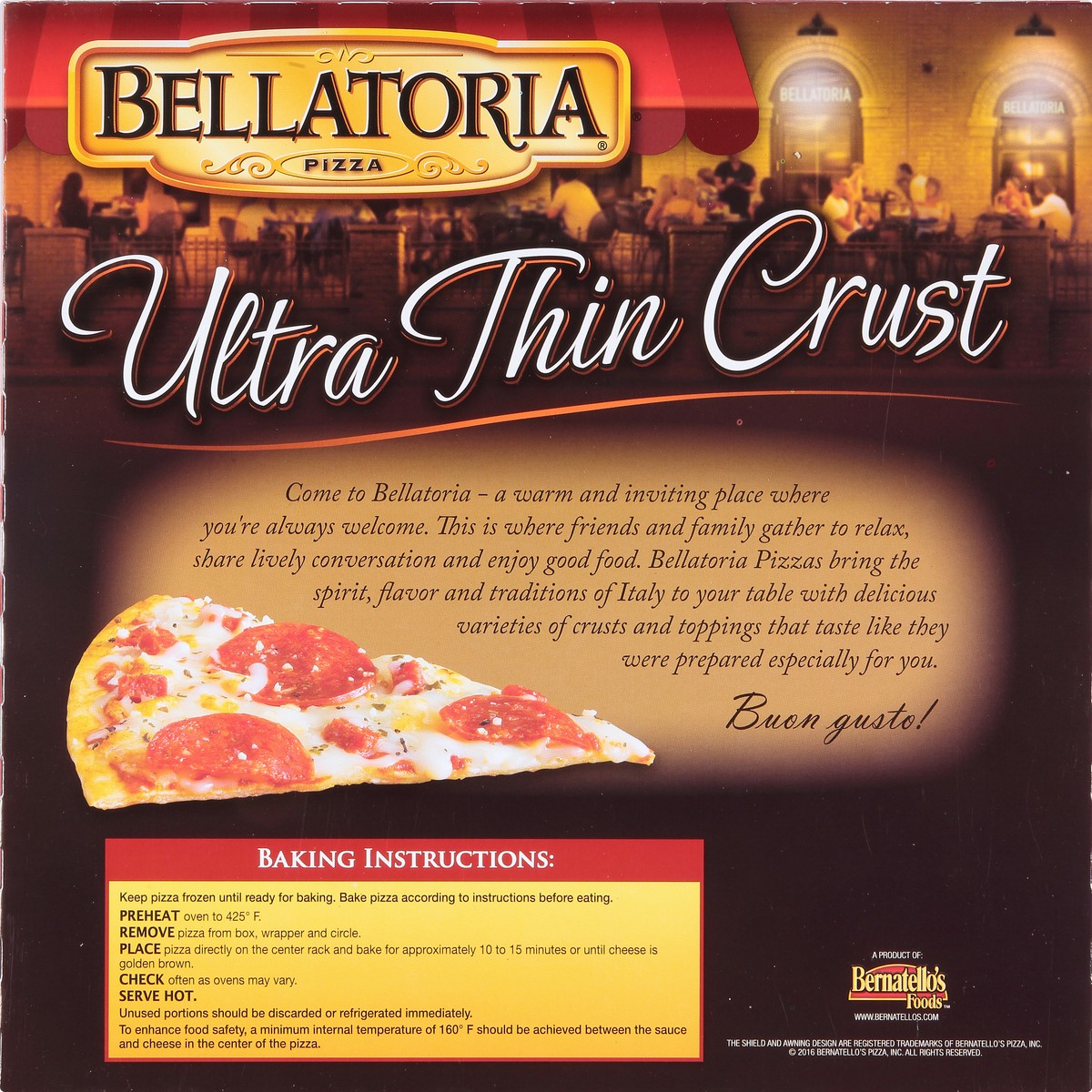 slide 9 of 9, Bellatoria Ultra Thin Crust Ultimate Pepperoni Pizza 17.31 oz, 17.31 oz